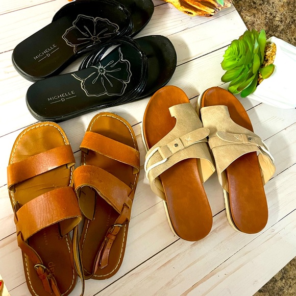 GAP Shoes - Three Pairs! Sandal and Flip Flop Bundle. Gap, Michelle D Shoes
